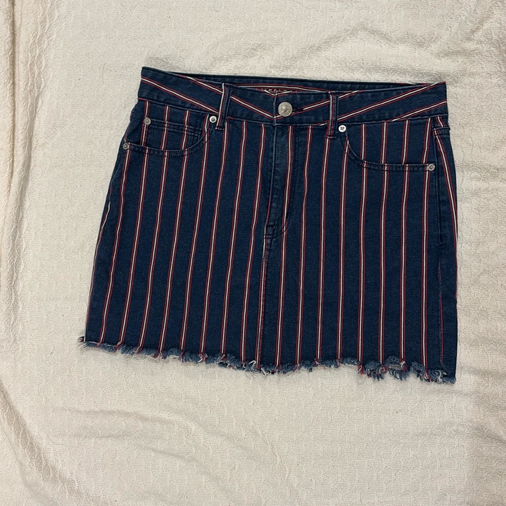 Striped Mini Skirt